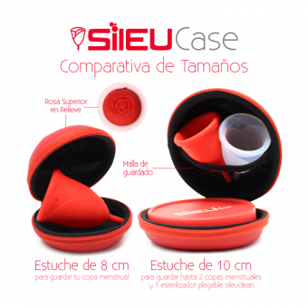 Estuche SileuCase para copas menstruales - Ideal para llevar tu tampón