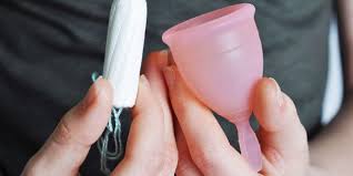 Copa menstrual y tampón