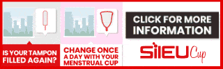 12 HOURS PROTECTION WITH MENSTRUAL banner office tampon cup