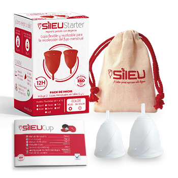 sencillo de colocar Color Rojo Tamaño Pequeño Ayuda a prevenir infecciones urinarias y la cistitis Copa Menstrual Sileu Cup Rose Modelo de iniciación para principiantes y adolescentes 