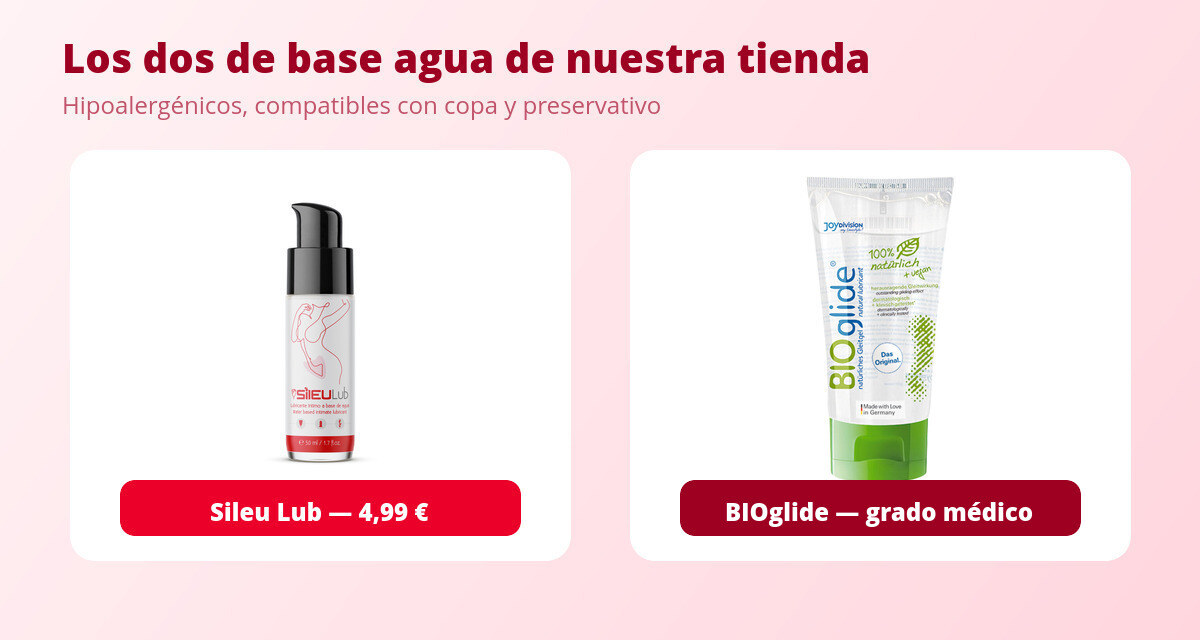 Water-Based Lubricant: Why It's the Standard for Intimate Use 2 Sileu Lub y BIOglide, lubricantes de base agua de grado médico