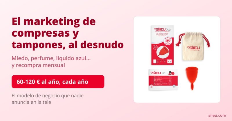 marketing compresas tampones tácticas y cifras de recompra
