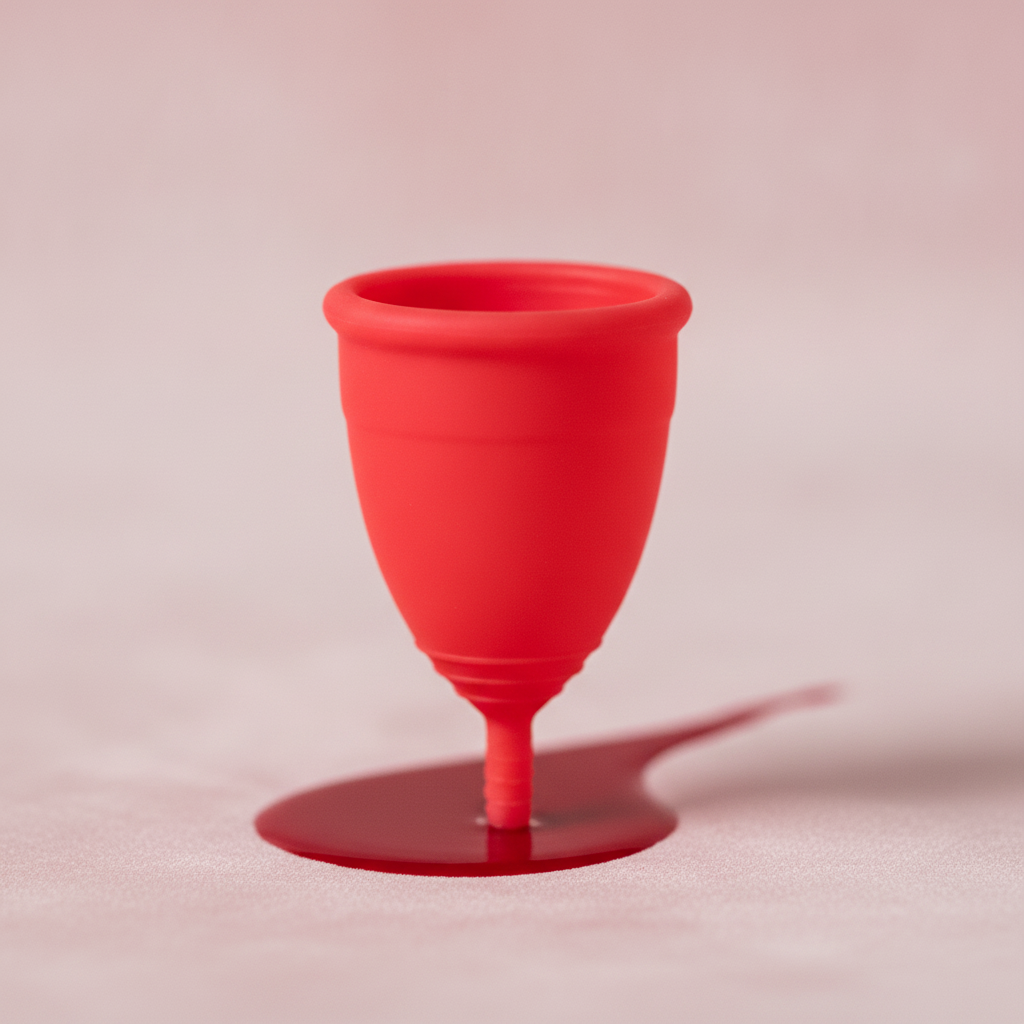 Copas menstruales de Silicona de grado médico vs. Látex y TPE 2 Textura de silicona médica de la copa menstrual Sileu Classic, sin TPE ni látex
