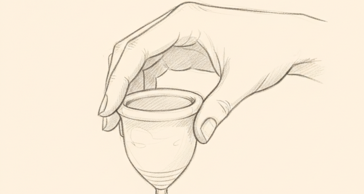 Menstrual Cup for Teens: Size, Model, and First Steps 2 First steps with the menstrual cup for teenagers, illustration