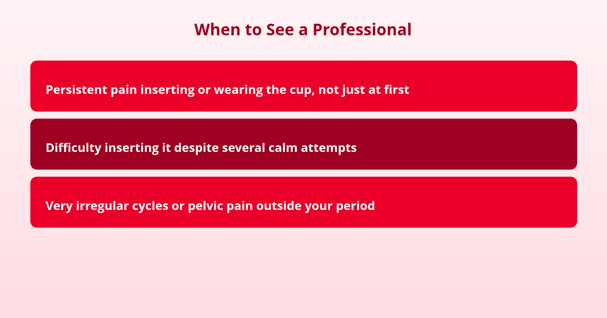 Menstrual Cup for Teens: Size, Model, and First Steps 3 Signs to see a professional about the menstrual cup in teenagers