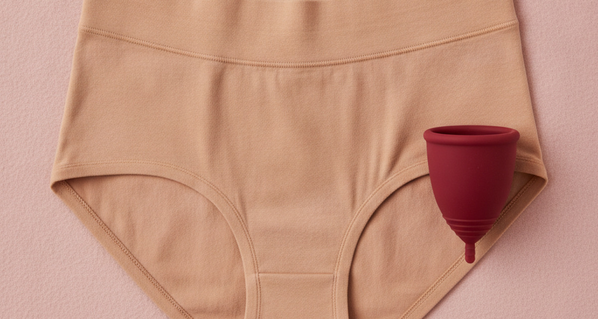 Pérdidas con la copa menstrual: 5 causas y sus soluciones 3 perdidas copa menstrual braguita de refuerzo