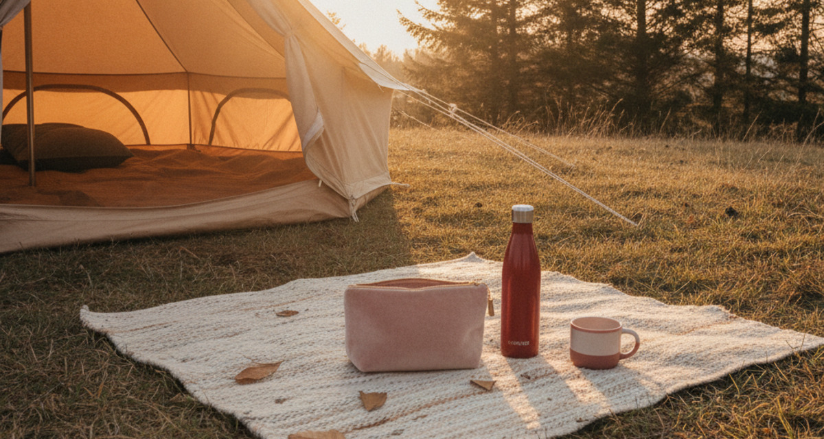 Traveling on Your Period: A Travel Kit with a Menstrual Cup 3 traveling with a menstrual cup at a festival and camping