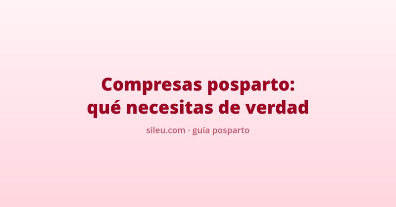 compresas postparto y braguitas menstruales de algodón orgánico