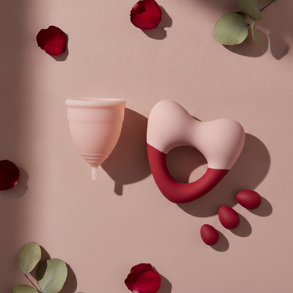 La copa menstrual después del parto natural (o por cesárea) 3 copa menstrual talla L y entrenador kegel posparto