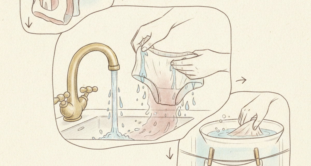 How to Wash Period Panties So They Last for Years 3 como lavar bragas menstruales aclarado en frio