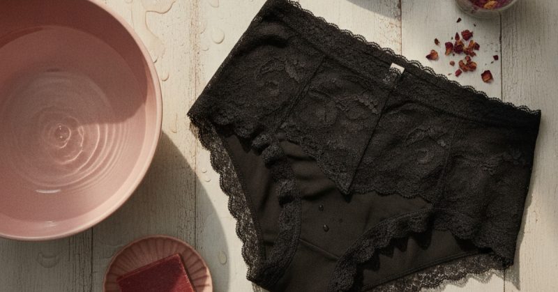 como lavar bragas menstruales para que duren años