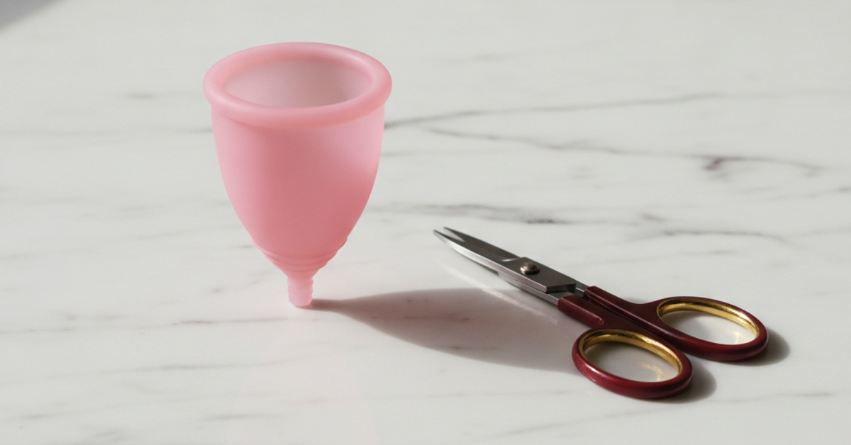 Copa menstrual sin dolor: cómo cortar tallo 34 cortar tallo copa menstrual sin dolor