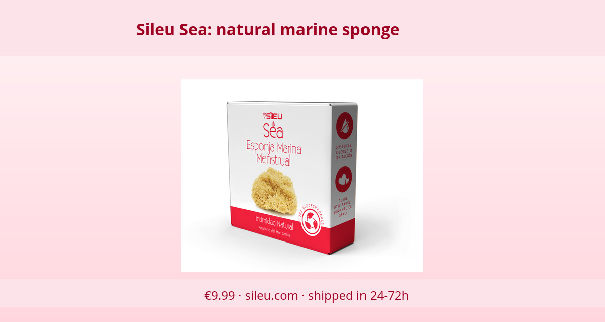 Where to Buy a Menstrual Sponge (Pharmacy, Online) and How to Choose Well 2 Sileu Sea menstrual sponge for sale online for €9.99, shipped from Spain