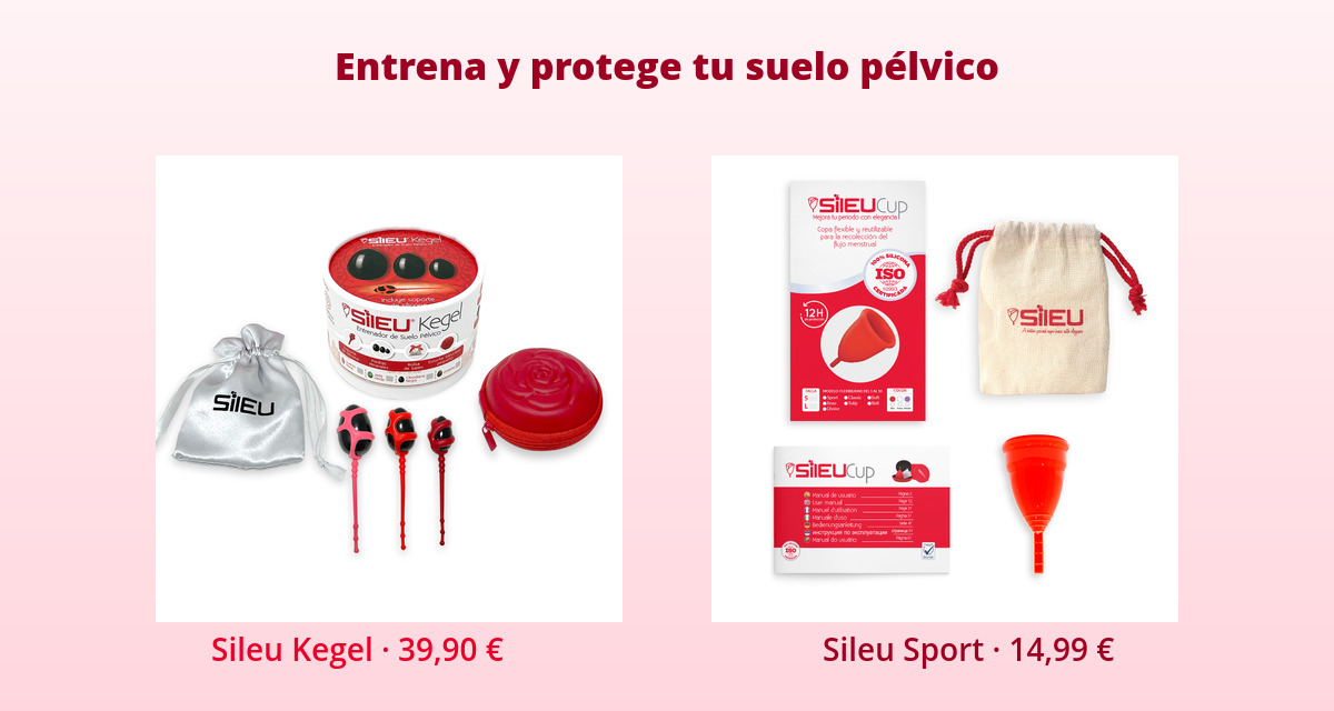 Deportes que fortalecen (y castigan) el suelo pélvico 2 Suelo pélvico deporte: entrenador Sileu Kegel y copa menstrual Sileu Sport para deportistas