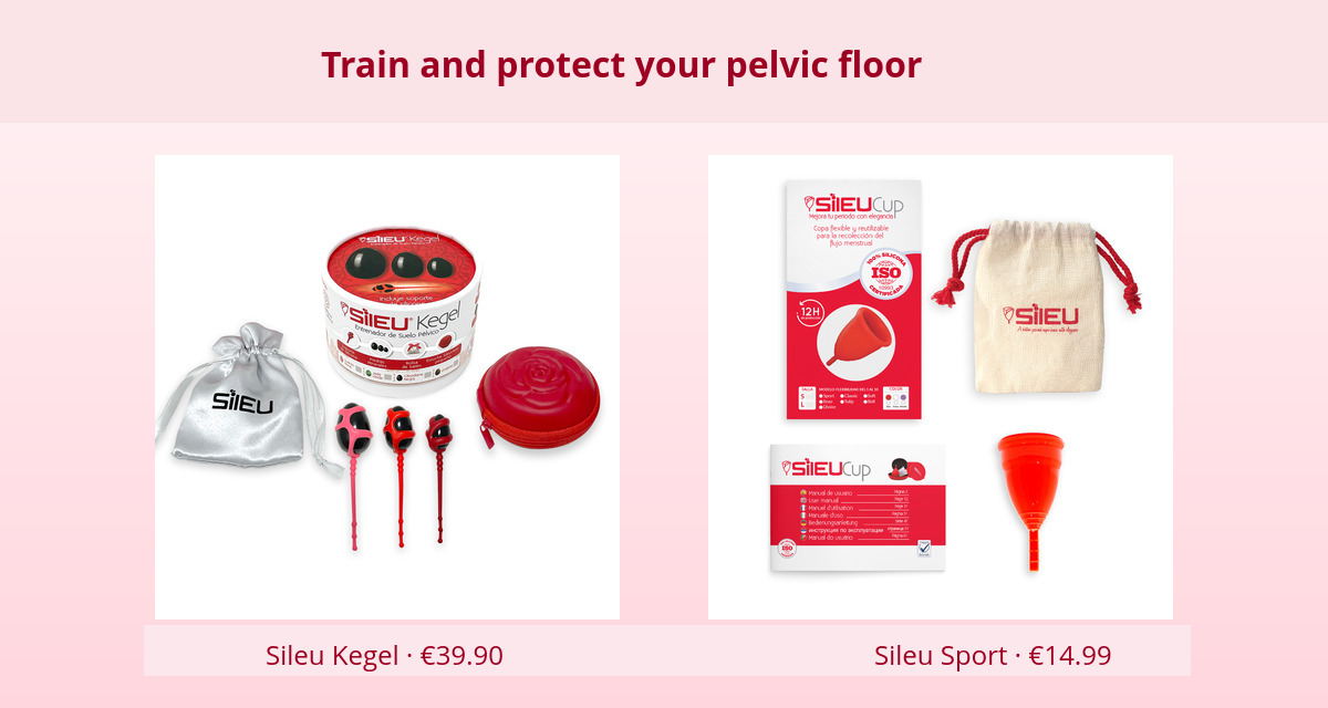 Sports That Strengthen (and Punish) the Pelvic Floor 2 Pelvic floor and sport: Sileu Kegel trainer and Sileu Sport menstrual cup for athletes