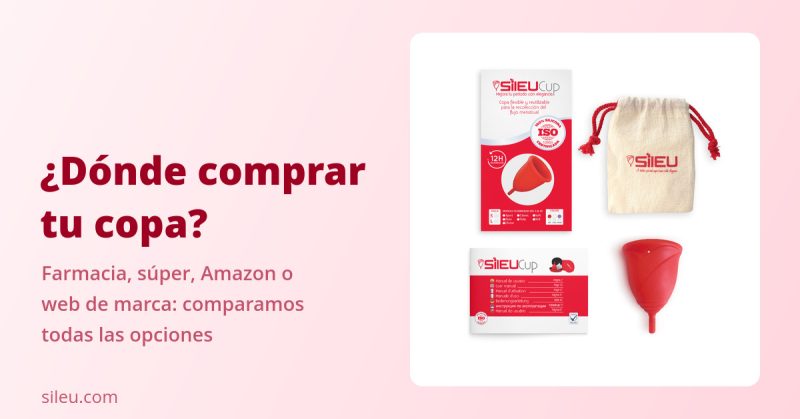 Dónde comprar copa menstrual en España: farmacia, supermercado, Amazon o web de marca
