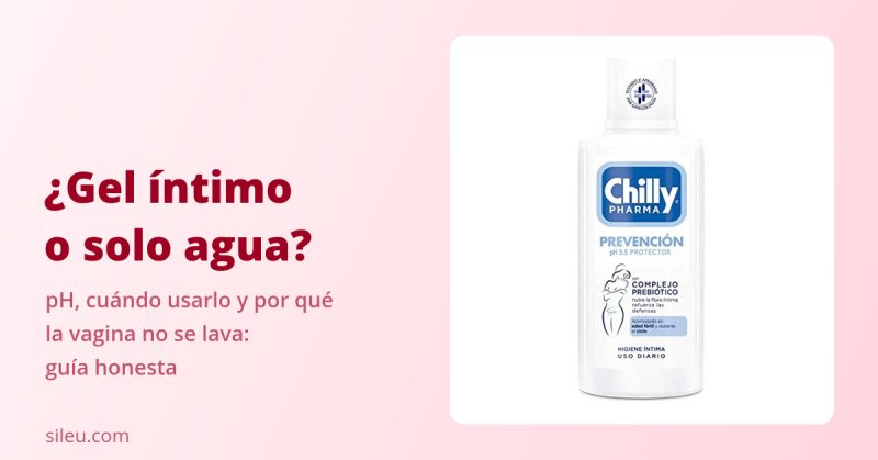 Gel íntimo con pH ácido o solo agua: guía de higiene íntima