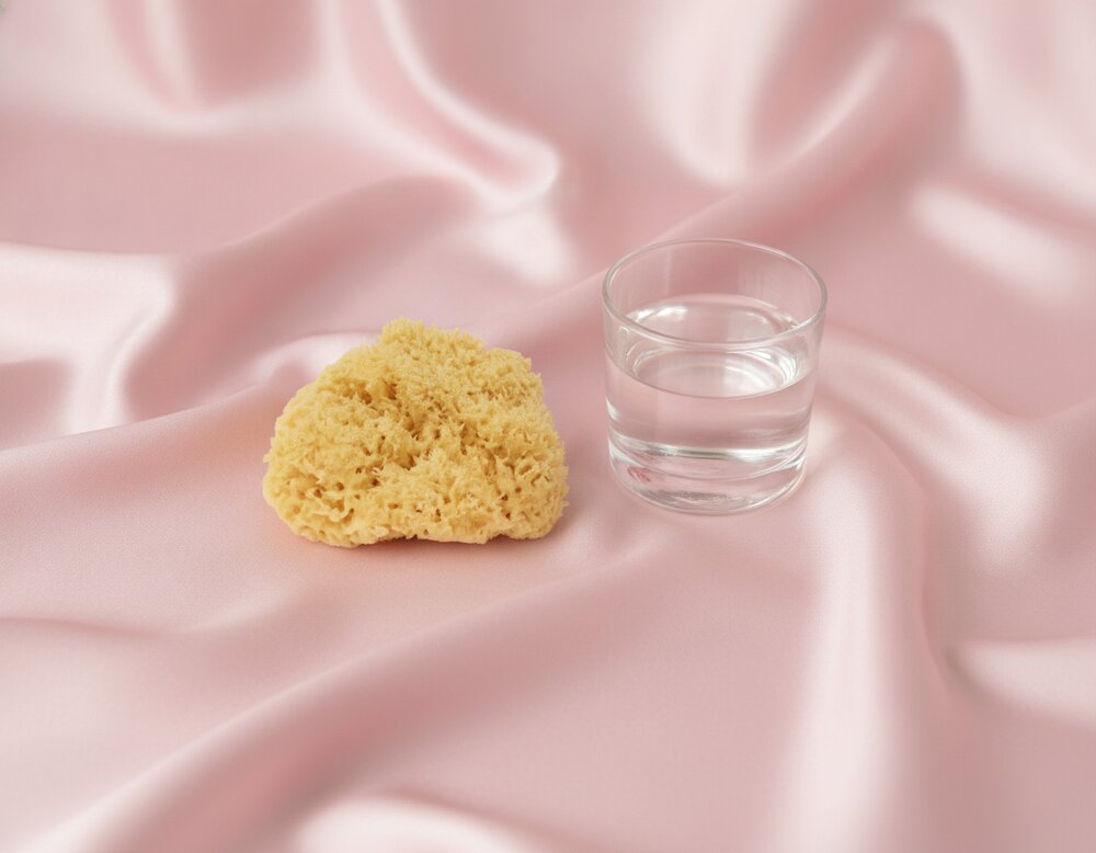 Menstrual Sponge for Sex: Safe Use and Limits 3 Esponja marina menstrual Sileu Sea preparada para su uso