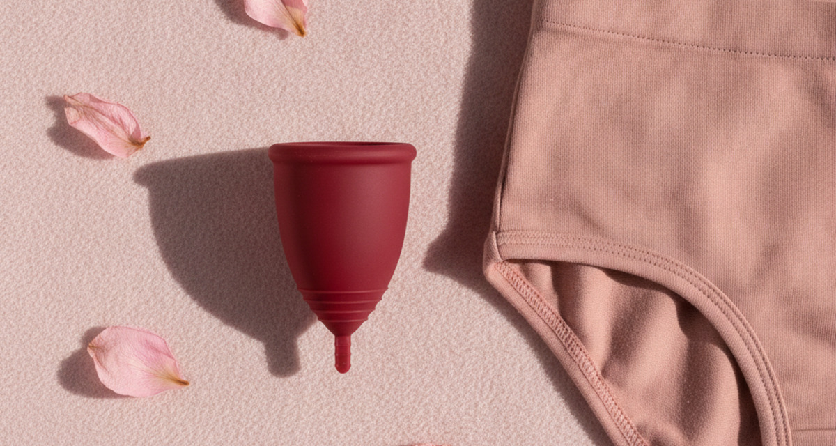 Químicos en tampones y compresas: qué dice la ciencia real 2 Alternativas sin químicos a tampones y compresas: copa menstrual Sileu Classic y braguitas de algodón orgánico certificado
